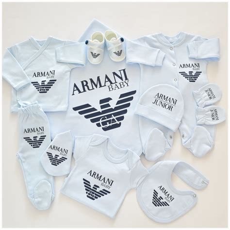 armani baby boy clothes|armani newborn baby clothes.